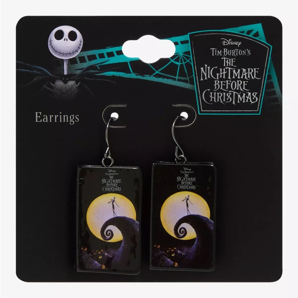 The Nightmare Before Christmas VHS Drop Earrings Hot Topic‎ Disney